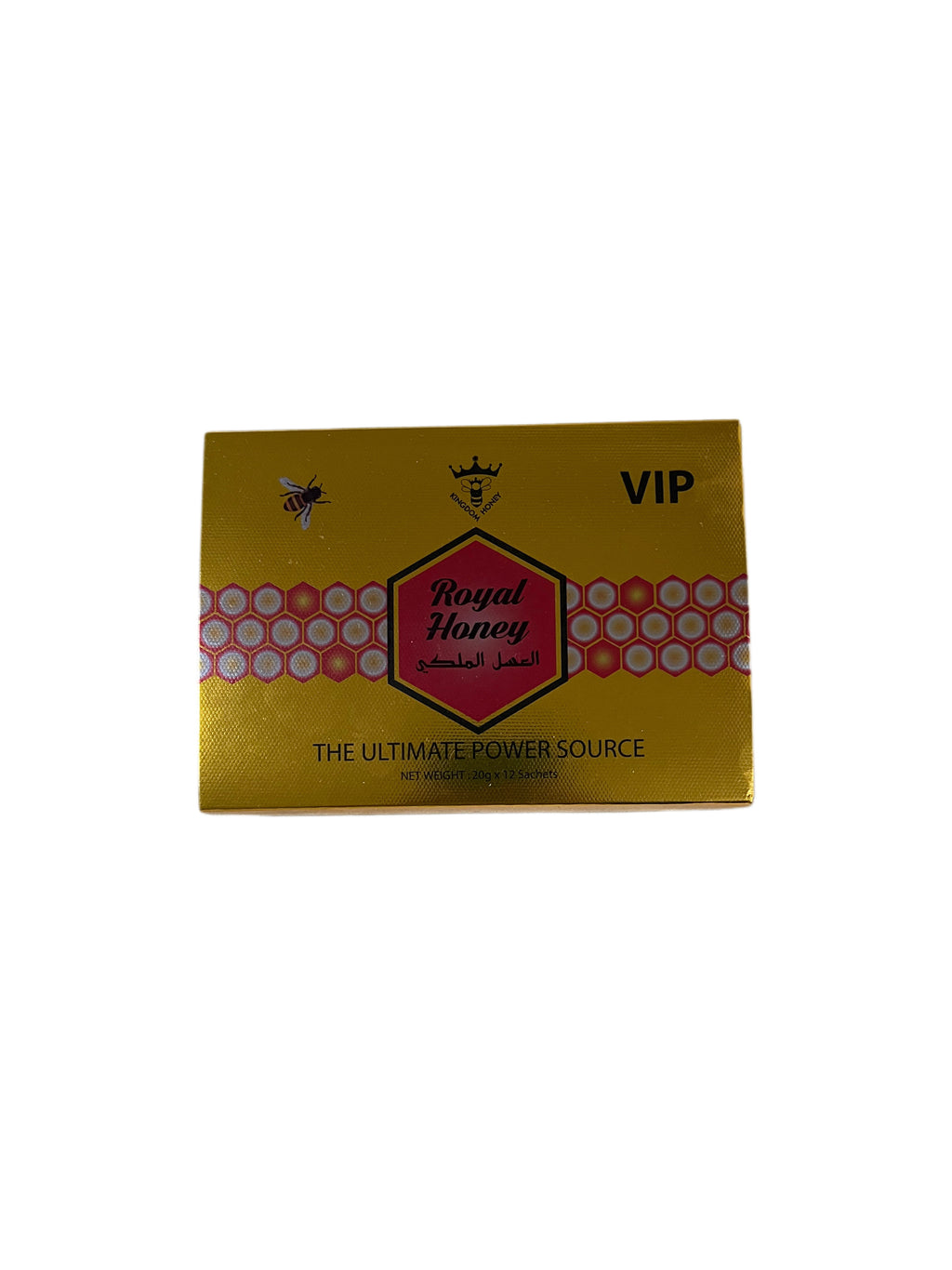 Royal Honey VIP - 1 Caja con 12 sobres de 20 Gramos